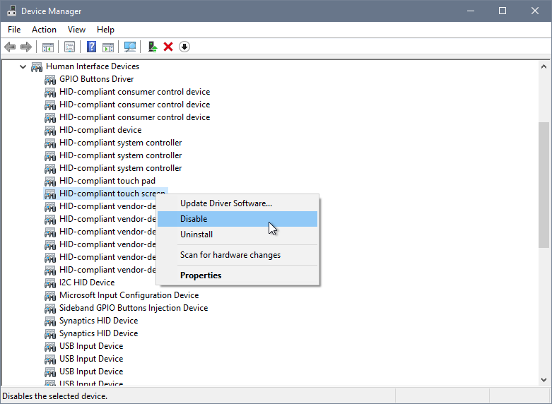 Hid Compliant Touch Screen Driver Windows 10 Download